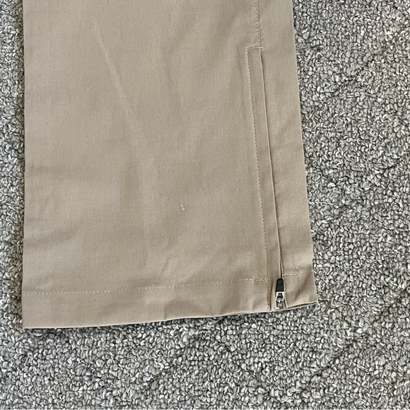 Athleta Alpine Stretch Pant Womens Small Tall Khaki 17418 Cargo Zip Hem NWT - Picture 7 of 11